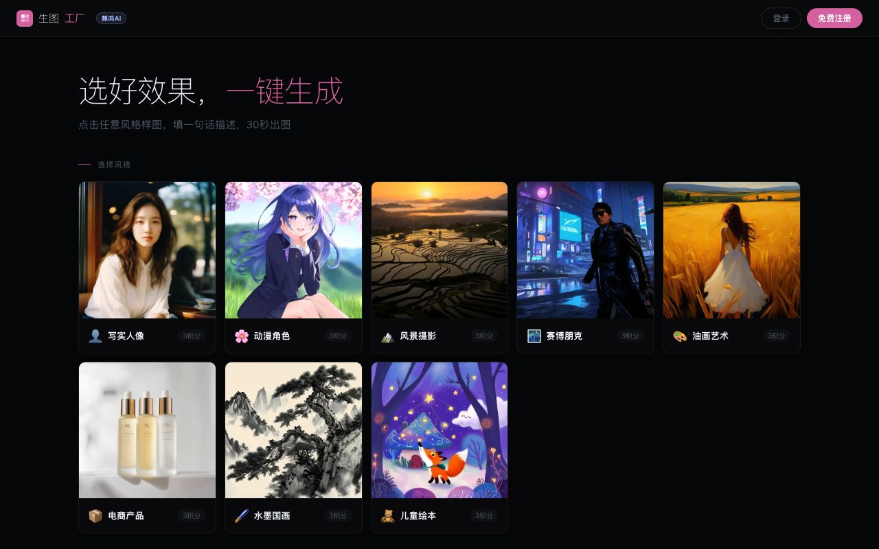 AI 生图创作工厂